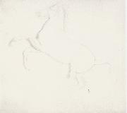 Edgar Degas Study of a Horse from the Parthenon Frieze oil painting artist